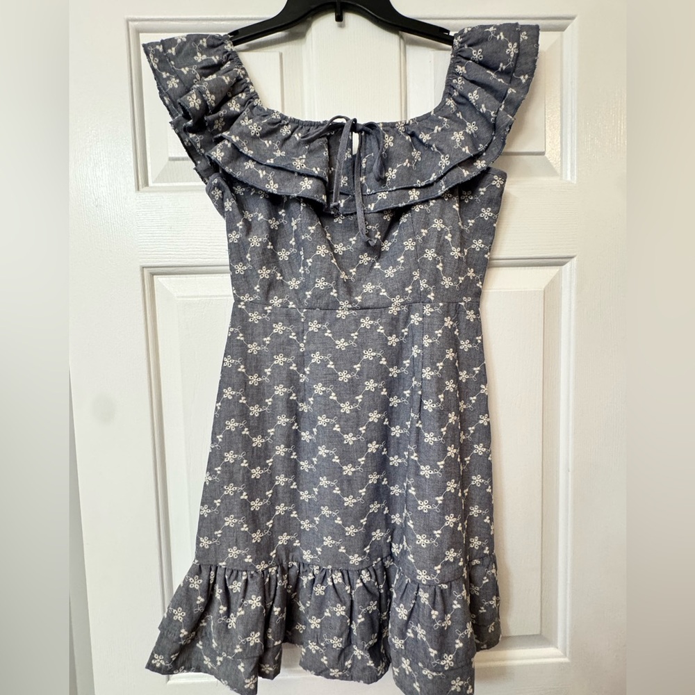 Chelsea & Violet Blue Floral Dress